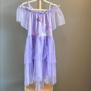 Disney Encanto Mirabel Lavender Princess Costume Dress for Kids Size 10/12 Large